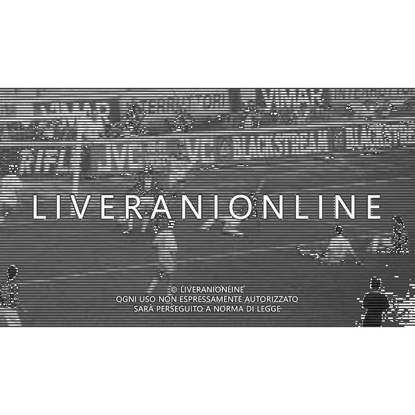 07-05-1995 MILANO CAMPIONATO DI CALCIO SERIE A MILAN FOGGIA 3-0 NELLA FOTO GOAL ALESSANDRO COSTACURTA AG ALDO LIVERANI SAS