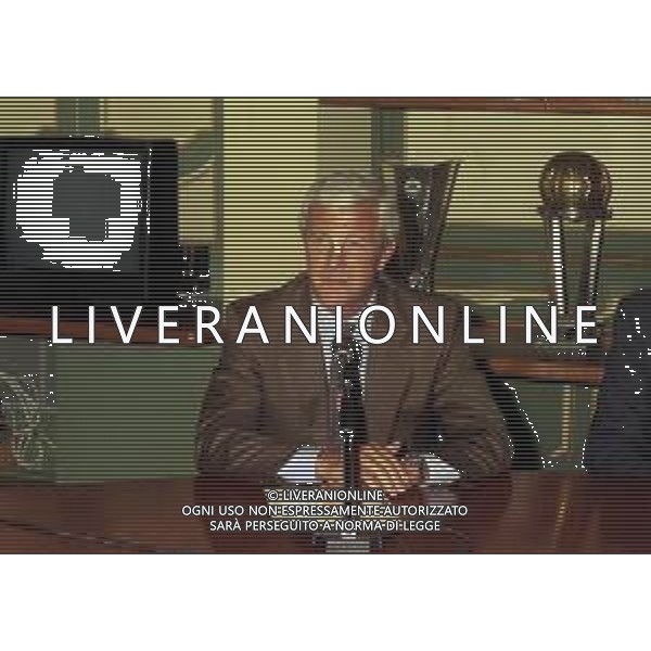 RETROSPETTIVA MARCELLO LIPPI ALLENATORE INTER CALCIO 1999 NELLA FOTO MARCELLO LIPPI ALLENATORE INTER CALCIO NELL\'ANNO 1999 PRESENTAZIONE IN SEDE AG ALDO LIVERANI SAS