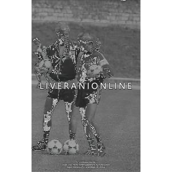 RETROSPETTIVA MARCELLO LIPPI ALLENATORE CESENA CALCIO 1989-1990 NELLA FOTO MARCELLO LIPPI ALLENATORE CESENA CALCIO CON GIAMPIERO CECCARELLI AG ALDO LIVERANI SAS