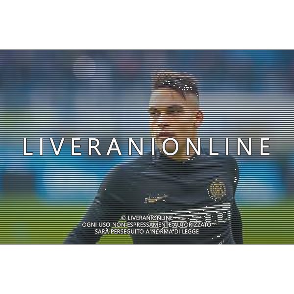 Lautaro Mart√≠nez of FC Internazionale during italian soccer Serie A season 2019/20 of FC Internazionale - Photo credit Fabrizio Carabelli /LMEDIA / AGENZIA ALDO LIVERANI SAS