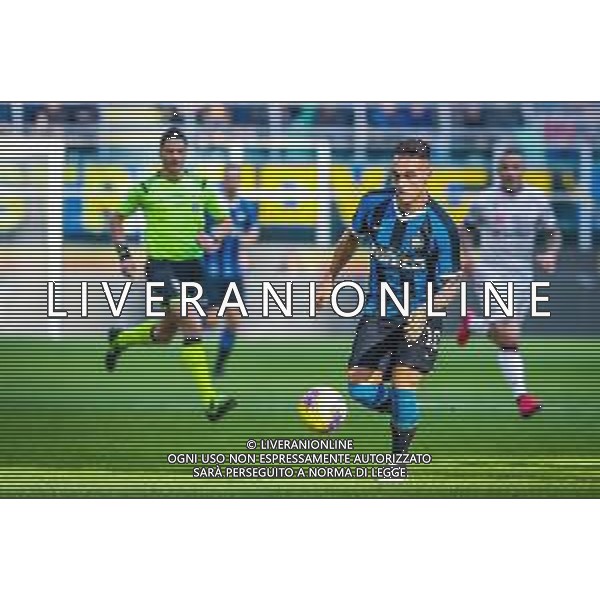 Lautaro Mart√≠nez of FC Internazionale during italian soccer Serie A season 2019/20 of FC Internazionale - Photo credit Fabrizio Carabelli /LMEDIA / AGENZIA ALDO LIVERANI SAS