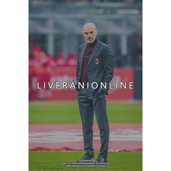 Head Coach of AC Milan Stefano Pioli during italian soccer Serie A season 2019/20 of AC Milan - Photo credit Fabrizio Carabelli /LMEDIA AG ALDO LIVERANI SAS