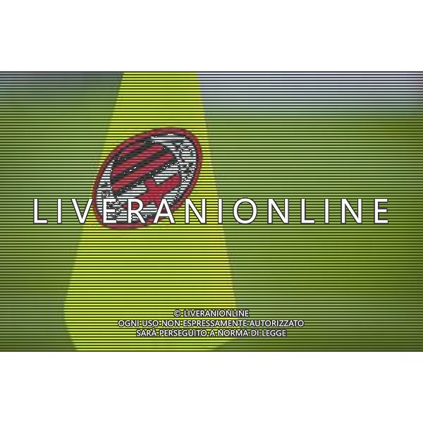 Flag of AC Milan during italian soccer Serie A season 2019/20 of AC Milan - Photo credit Fabrizio Carabelli /LMEDIA AG ALDO LIVERANI SAS