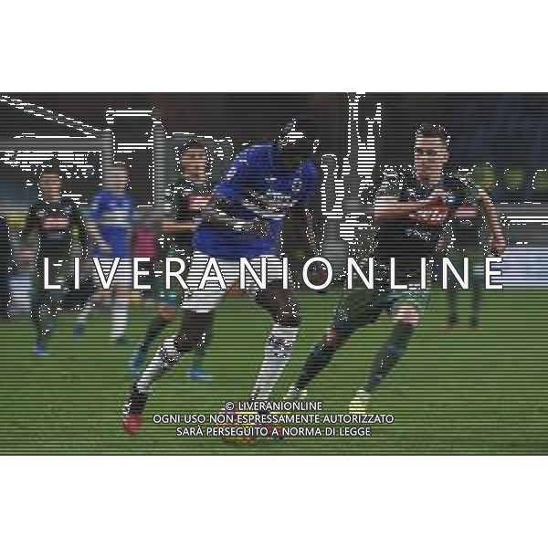Campionato di Calcio Serie A 2019/2020 Genova, Italia 14/03/2020 Sampdoria Italian Soccer serie A Season 2019/20 Nella foto: Omar Colley (Sampdoria), Arcadiusz Milik (Napoli) FOTO DANILO VIGO-ALESSIO MARINI-AG ALDO LIVERANI SAS