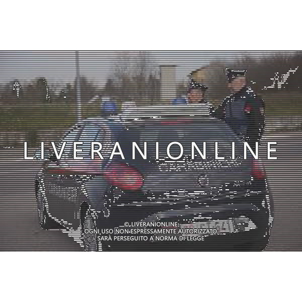EMERGENZA CORONAVIRUS NELLA CITTA\' DI REGGIO EMILIA 16.03.2020 Nella foto I CONTROLLI DEI CARABINIERI NELLE STRADE PER FARE RISPETTARE L\'ORDINANZA ©Gianni SANTANDREA / AGENZIA ALDO LIVERANI SAS