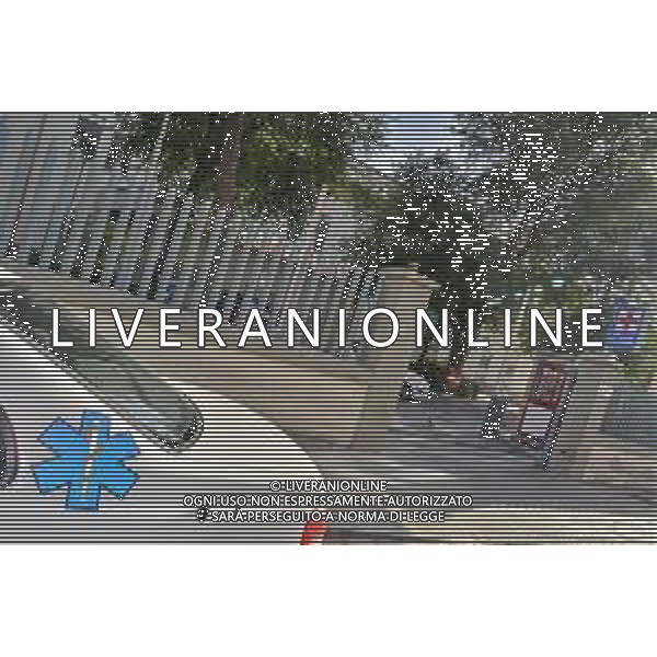 16-03-2020. ITALIA, SARDEGNA, CAGLIARI, VIA IS MIRRIONIS, INGRESSO VISTO DA FUORI, PRONTO SOCCORSO, OSPEDALE S.S. TRINITA\', DOVE E\' STATO RICOVERATO IL PRIMO PAZIENTE SARDO INFETTO DA CORONA VIRUS. MORTO IL 15 03 2020. SI CHIAMAVA CARLO TIVINIO, IMPRENDITORE DI CAGLIARI DI 42 ANNI. SALVATORE MOI/AGENZIA ALDO LIVERANI SAS.