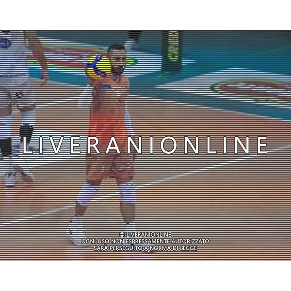 Campionato di Volley Superlega Serie A 2019/2020 Cisterna di Latina, Italia 15/03/2020 Stagione 2019/20 - Top Volley Cisterna Nella foto: Domenico Cavaccini (Top Volley Cisterna) ©Luigi Mariani - Alessio Marini / AGENZIA ALDO LIVERANI SAS