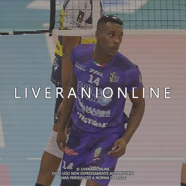 Campionato di Volley Superlega Serie A 2019/2020 Cisterna di Latina, Italia 15/03/2020 Stagione 2019/20 - Top Volley Cisterna Nella foto: Samuel Onwuelo (Top Volley Cisterna) ©Luigi Mariani - Alessio Marini / AGENZIA ALDO LIVERANI SAS