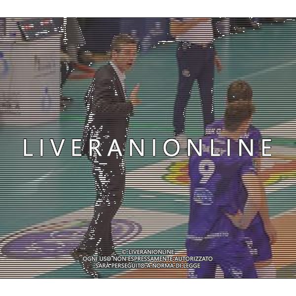 Campionato di Volley Superlega Serie A 2019/2020 Cisterna di Latina, Italia 15/03/2020 Stagione 2019/20 - Top Volley Cisterna Nella foto: coach Lorenzo Tubertini (Top Volley Cisterna) ©Luigi Mariani - Alessio Marini / AGENZIA ALDO LIVERANI SAS
