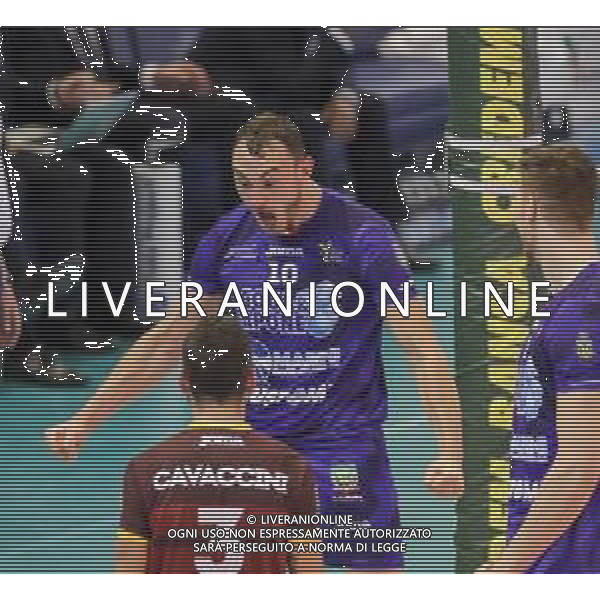 Campionato di Volley Superlega Serie A 2019/2020 Cisterna di Latina, Italia 15/03/2020 Stagione 2019/20 - Top Volley Cisterna Nella foto: Moritz Karlitzek Top Volley Cisterna) ©Luigi Mariani - Alessio Marini / AGENZIA ALDO LIVERANI SAS