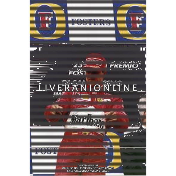 RETROSPETTIVA MICHAEL SCHUMACHER PILOTA F1 NELLA FOTO MICHAEL SCHUMACHER NELL\'ANNO 2003 AG ALDO LIVERANI SAS 