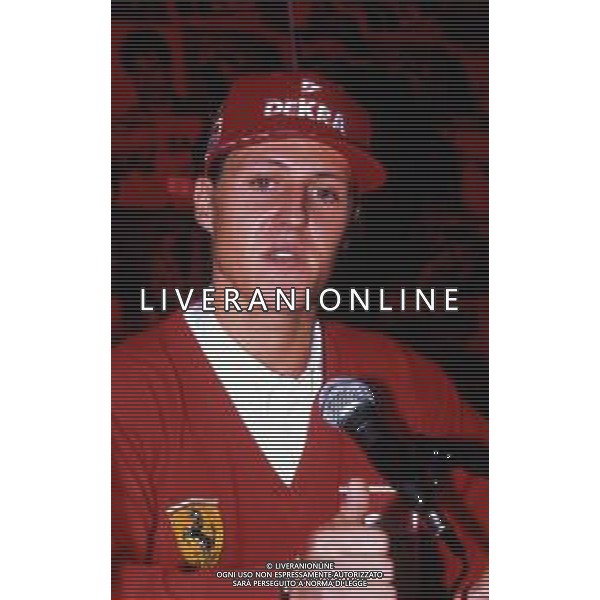 RETROSPETTIVA MICHAEL SCHUMACHER PILOTA F1 NELLA FOTO MICHAEL SCHUMACHER NELL\'ANNO 1996 AG ALDO LIVERANI SAS