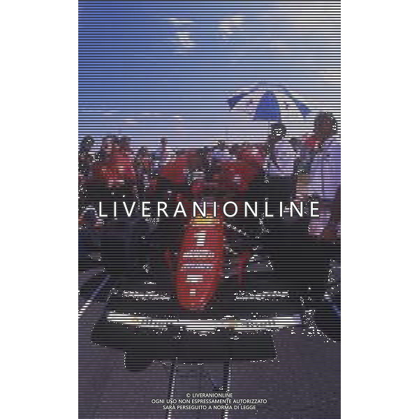 RETROSPETTIVA MICHAEL SCHUMACHER PILOTA F1 NELLA FOTO MICHAEL SCHUMACHER NELL\'ANNO 1996 AG ALDO LIVERANI SAS