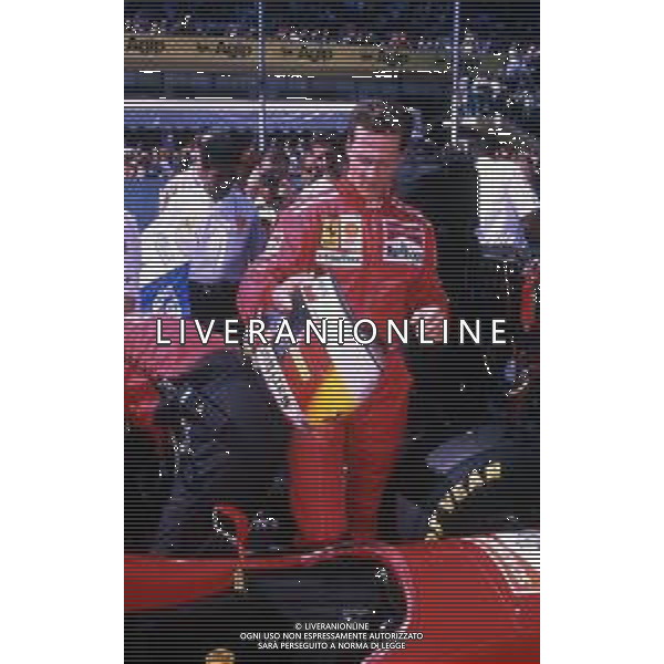 RETROSPETTIVA MICHAEL SCHUMACHER PILOTA F1 NELLA FOTO MICHAEL SCHUMACHER NELL\'ANNO 1996 AG ALDO LIVERANI SAS