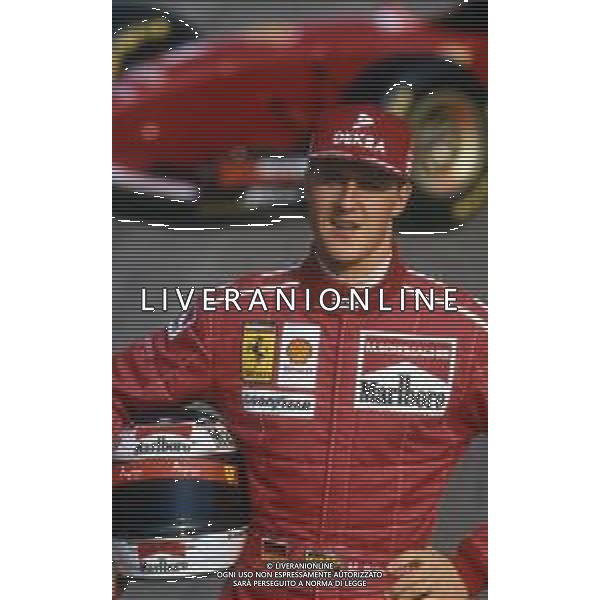 RETROSPETTIVA MICHAEL SCHUMACHER PILOTA F1 NELLA FOTO MICHAEL SCHUMACHER NELL\'ANNO 1996 AG ALDO LIVERANI SAS