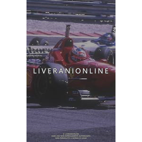 RETROSPETTIVA MICHAEL SCHUMACHER PILOTA F1 NELLA FOTO MICHAEL SCHUMACHER NELL\'ANNO 1996 AG ALDO LIVERANI SAS