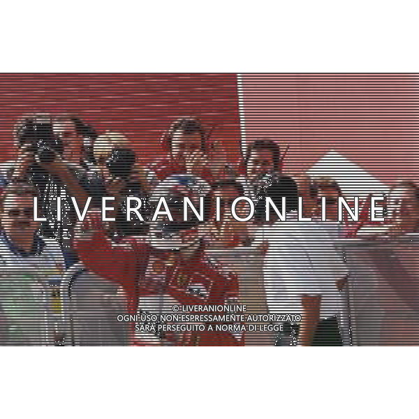 RETROSPETTIVA MICHAEL SCHUMACHER PILOTA F1 NELLA FOTO MICHAEL SCHUMACHER NELL\'ANNO 1999 AL GP DI IMOLA F1 AG ALDO LIVERANI SAS 