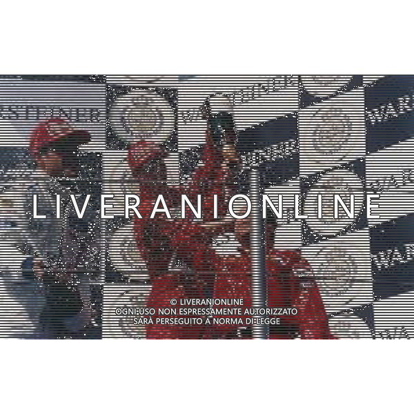 RETROSPETTIVA MICHAEL SCHUMACHER PILOTA F1 NELLA FOTO MICHAEL SCHUMACHER NELL\'ANNO 1999 AL GP DI IMOLA F1 AG ALDO LIVERANI SAS 