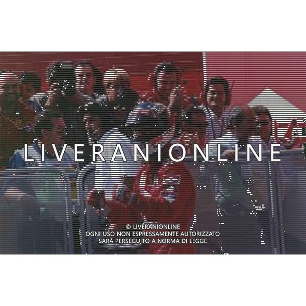 RETROSPETTIVA MICHAEL SCHUMACHER PILOTA F1 NELLA FOTO MICHAEL SCHUMACHER NELL\'ANNO 1999 AL GP DI IMOLA F1 AG ALDO LIVERANI SAS 