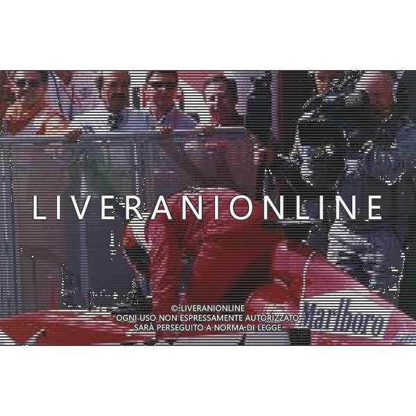 RETROSPETTIVA MICHAEL SCHUMACHER PILOTA F1 NELLA FOTO MICHAEL SCHUMACHER NELL\'ANNO 1999 AL GP DI IMOLA F1 AG ALDO LIVERANI SAS  
