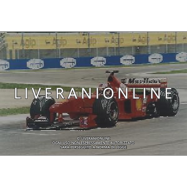 RETROSPETTIVA MICHAEL SCHUMACHER PILOTA F1 NELLA FOTO MICHAEL SCHUMACHER NELL\'ANNO 1999 AL GP DI IMOLA F1 AG ALDO LIVERANI SAS 