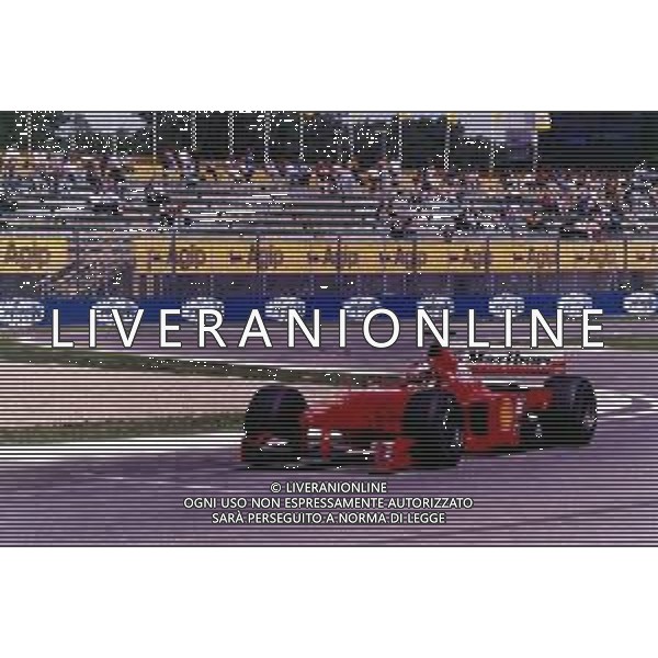 RETROSPETTIVA MICHAEL SCHUMACHER PILOTA F1 NELLA FOTO MICHAEL SCHUMACHER NELL\'ANNO 1999 AL GP DI IMOLA F1 AG ALDO LIVERANI SAS 