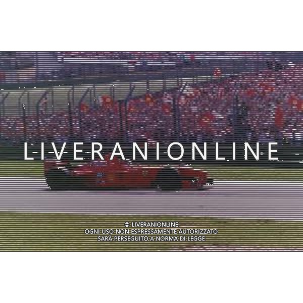 RETROSPETTIVA MICHAEL SCHUMACHER PILOTA F1 NELLA FOTO MICHAEL SCHUMACHER NELL\'ANNO 1999 AL GP DI IMOLA F1 AG ALDO LIVERANI SAS 