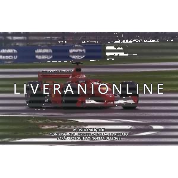 RETROSPETTIVA MICHAEL SCHUMACHER PILOTA F1 NELLA FOTO MICHAEL SCHUMACHER NELL\'ANNO 2001 AG ALDO LIVERANI SAS 