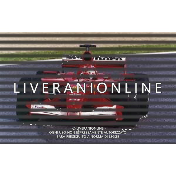 RETROSPETTIVA MICHAEL SCHUMACHER PILOTA F1 NELLA FOTO MICHAEL SCHUMACHER NELL\'ANNO 2001 AG ALDO LIVERANI SAS 