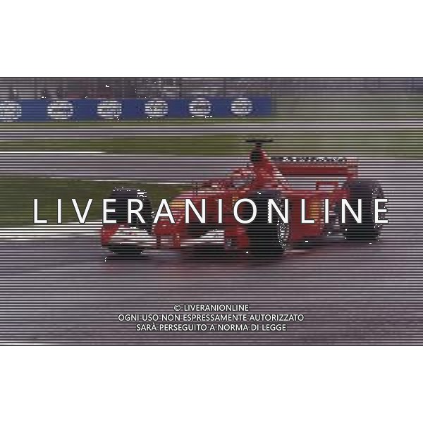 RETROSPETTIVA MICHAEL SCHUMACHER PILOTA F1 NELLA FOTO MICHAEL SCHUMACHER NELL\'ANNO 2001 AG ALDO LIVERANI SAS 
