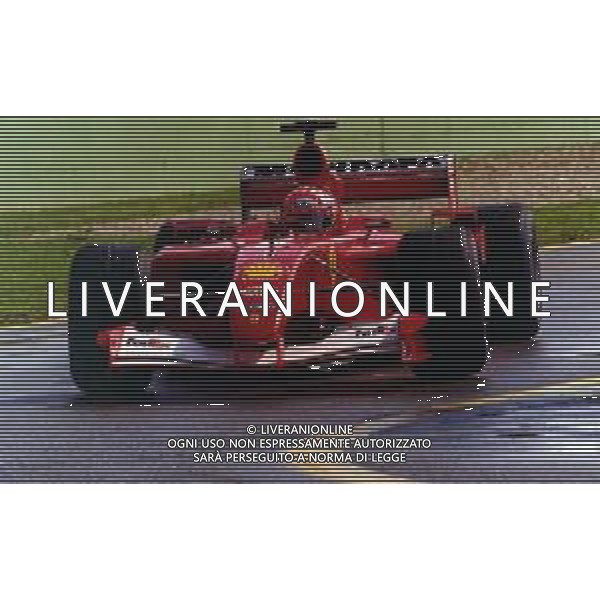 RETROSPETTIVA MICHAEL SCHUMACHER PILOTA F1 NELLA FOTO MICHAEL SCHUMACHER NELL\'ANNO 2001 AG ALDO LIVERANI SAS 