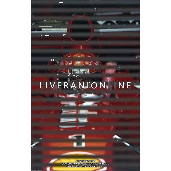 RETROSPETTIVA MICHAEL SCHUMACHER PILOTA F1 NELLA FOTO MICHAEL SCHUMACHER NELL\'ANNO 2001 AG ALDO LIVERANI SAS 