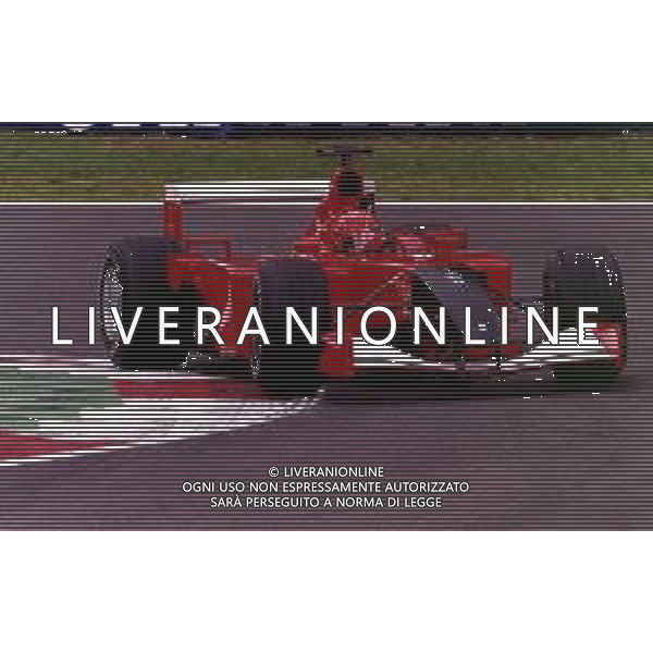 RETROSPETTIVA MICHAEL SCHUMACHER PILOTA F1 NELLA FOTO MICHAEL SCHUMACHER NELL\'ANNO 2001 AG ALDO LIVERANI SAS 