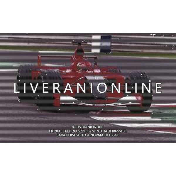 RETROSPETTIVA MICHAEL SCHUMACHER PILOTA F1 NELLA FOTO MICHAEL SCHUMACHER NELL\'ANNO 2001 AG ALDO LIVERANI SAS 