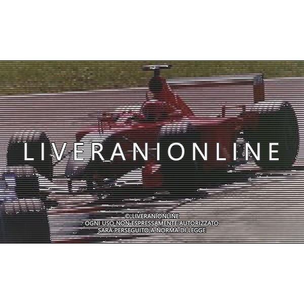 RETROSPETTIVA MICHAEL SCHUMACHER PILOTA F1 NELLA FOTO MICHAEL SCHUMACHER NELL\'ANNO 2001 AG ALDO LIVERANI SAS 