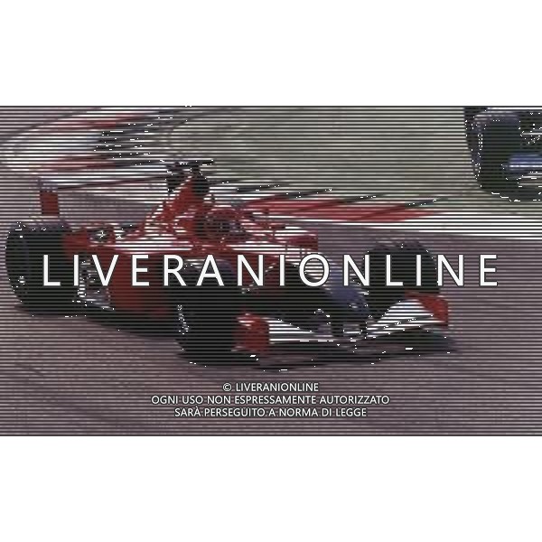 RETROSPETTIVA MICHAEL SCHUMACHER PILOTA F1 NELLA FOTO MICHAEL SCHUMACHER NELL\'ANNO 2001 AG ALDO LIVERANI SAS 