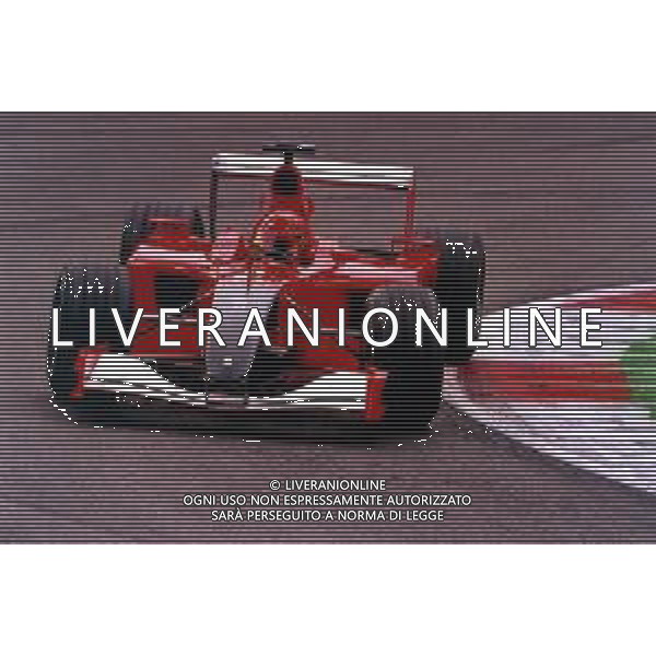 RETROSPETTIVA MICHAEL SCHUMACHER PILOTA F1 NELLA FOTO MICHAEL SCHUMACHER NELL\'ANNO 2001 AG ALDO LIVERANI SAS 