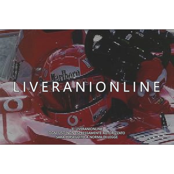 RETROSPETTIVA MICHAEL SCHUMACHER PILOTA F1 NELLA FOTO MICHAEL SCHUMACHER NELL\'ANNO 2002 AG ALDO LIVERANI SAS 