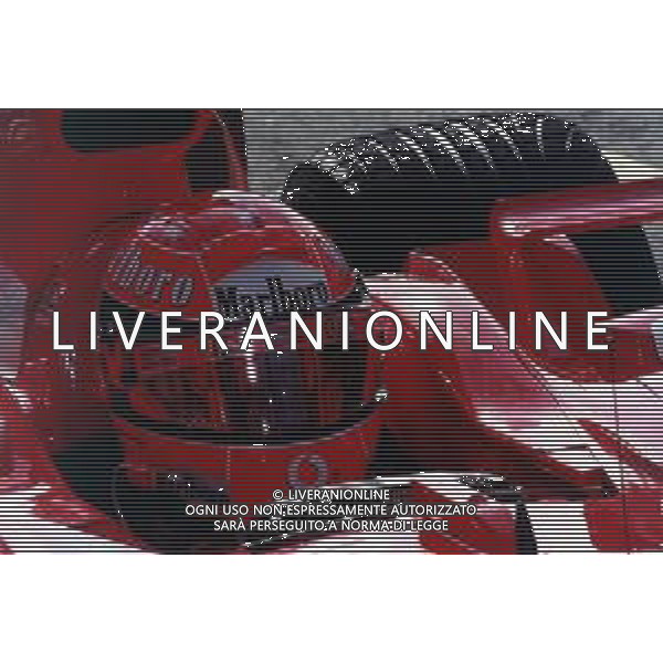 RETROSPETTIVA MICHAEL SCHUMACHER PILOTA F1 NELLA FOTO MICHAEL SCHUMACHER NELL\'ANNO 2002 AG ALDO LIVERANI SAS 
