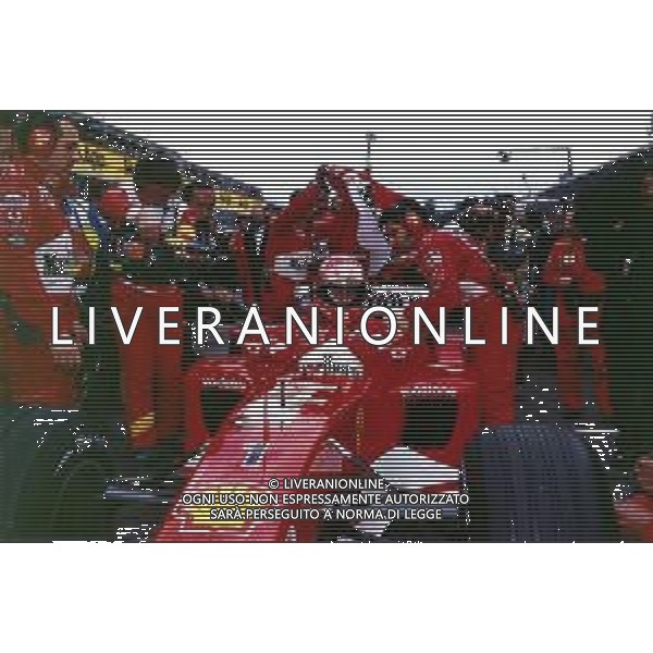 RETROSPETTIVA MICHAEL SCHUMACHER PILOTA F1 NELLA FOTO MICHAEL SCHUMACHER NELL\'ANNO 2002 AG ALDO LIVERANI SAS 