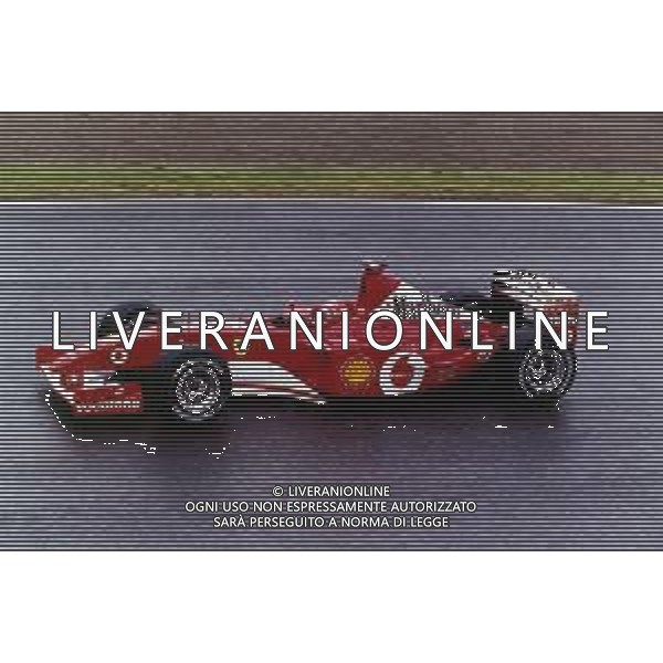 RETROSPETTIVA MICHAEL SCHUMACHER PILOTA F1 NELLA FOTO MICHAEL SCHUMACHER NELL\'ANNO 2002 AG ALDO LIVERANI SAS 