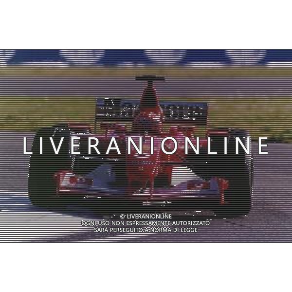 RETROSPETTIVA MICHAEL SCHUMACHER PILOTA F1 NELLA FOTO MICHAEL SCHUMACHER NELL\'ANNO 2002 AG ALDO LIVERANI SAS 