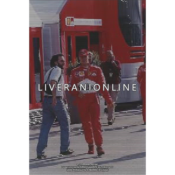 RETROSPETTIVA MICHAEL SCHUMACHER PILOTA F1 NELLA FOTO MICHAEL SCHUMACHER NELL\'ANNO 2002 AG ALDO LIVERANI SAS 