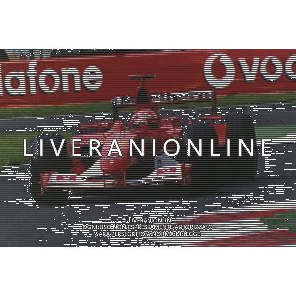 RETROSPETTIVA MICHAEL SCHUMACHER PILOTA F1 NELLA FOTO MICHAEL SCHUMACHER NELL\'ANNO 2002 AG ALDO LIVERANI SAS 