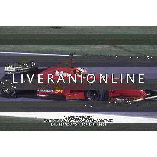 RETROSPETTIVA MICHAEL SCHUMACHER PILOTA F1 NELLA FOTO MICHAEL SCHUMACHER AL GP DI F1 MONZA NELL\'ANNO 1996 AG ALDO LIVERANI SAS