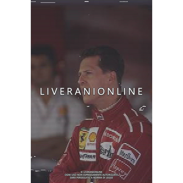 RETROSPETTIVA MICHAEL SCHUMACHER PILOTA F1 NELLA FOTO MICHAEL SCHUMACHER AL GP DI F1 MONZA NELL\'ANNO 1996 AG ALDO LIVERANI SAS