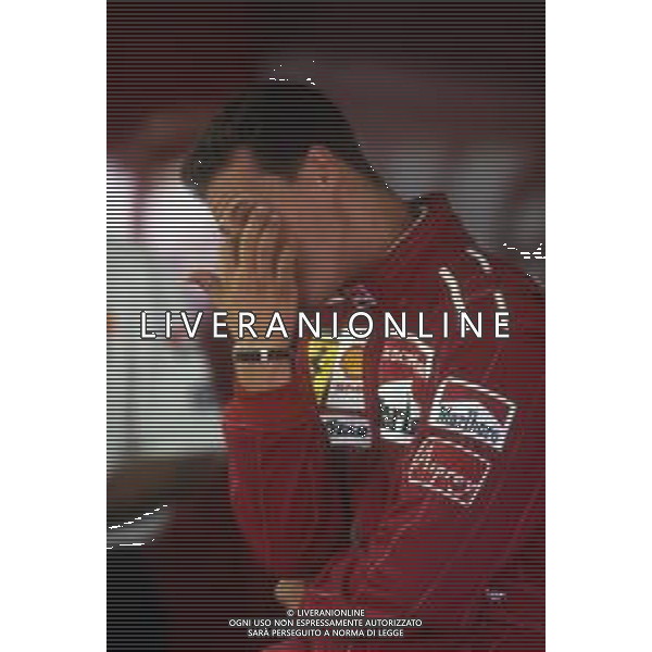 RETROSPETTIVA MICHAEL SCHUMACHER PILOTA F1 NELLA FOTO MICHAEL SCHUMACHER AL GP DI F1 MONZA NELL\'ANNO 1996 AG ALDO LIVERANI SAS