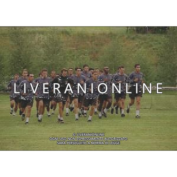 1999 RITIRO ESTIVO PRE CAMPIONATO FC INTER NI VAL D\'AOSTA NELLA FOTO ALLENAMENTO INTER AG ALDO LIVERANI SAS