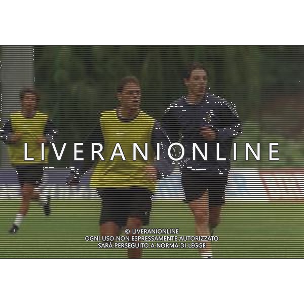 1999 RITIRO ESTIVO PRE CAMPIONATO FC INTER NI VAL D\'AOSTA  NELLA FOTO MARCELLO LIPPI ALLENATORE INTER CALCIO NELL\'ANNO 1999  AG ALDO LIVERANI SAS