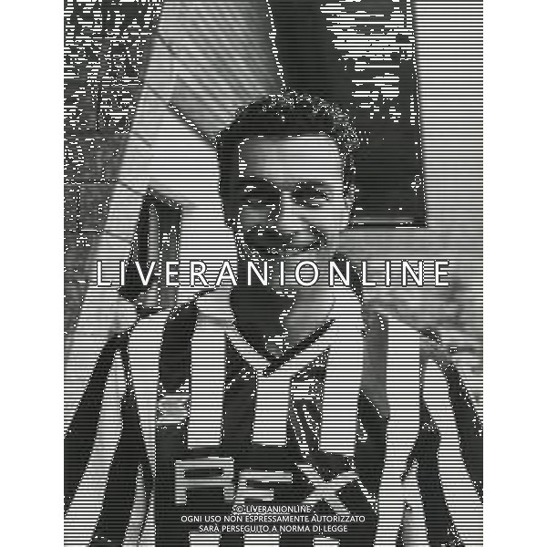 RETROSPETTIVA MANZO ANDREA CALCIATORE NELLA FOTO MANZO ANDREA CON LA MAGLIA DELL\'UDINESE CALCIO AG ALDO LIVERANI SAS